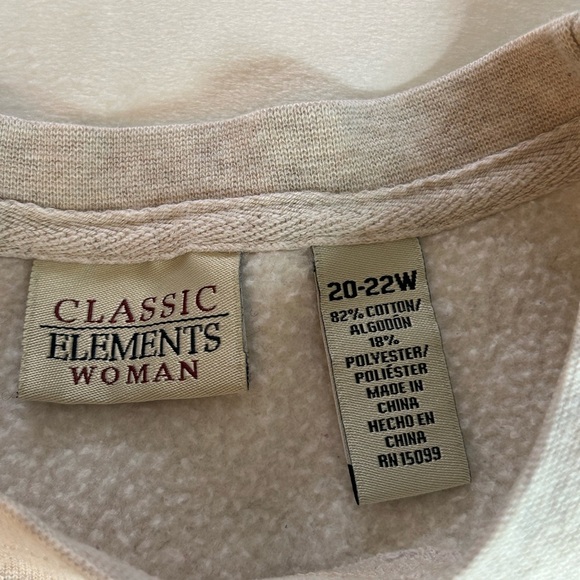 Vintage Merry Christmoose Christmas Sweatshirt, Moose Crewneck. Size 22-24W - Picture 9 of 14